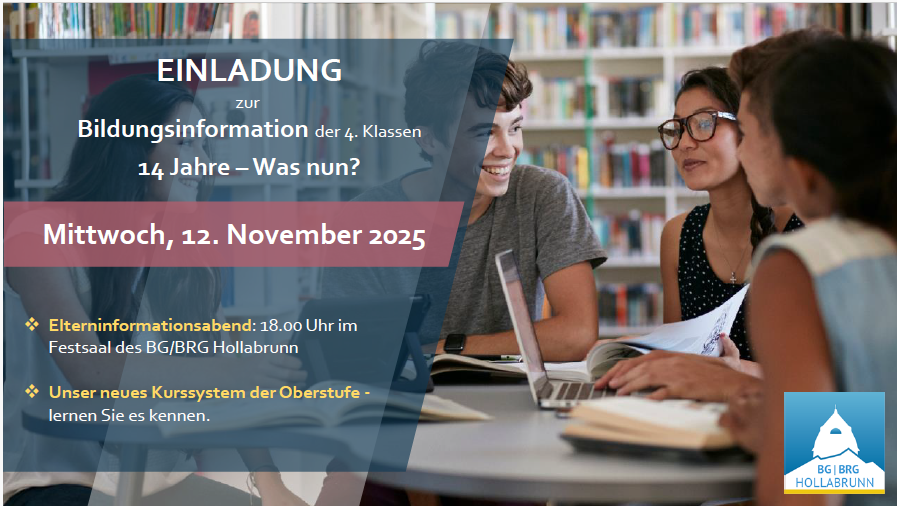 Mehr über den Artikel erfahren Einladung Bildungsinformation