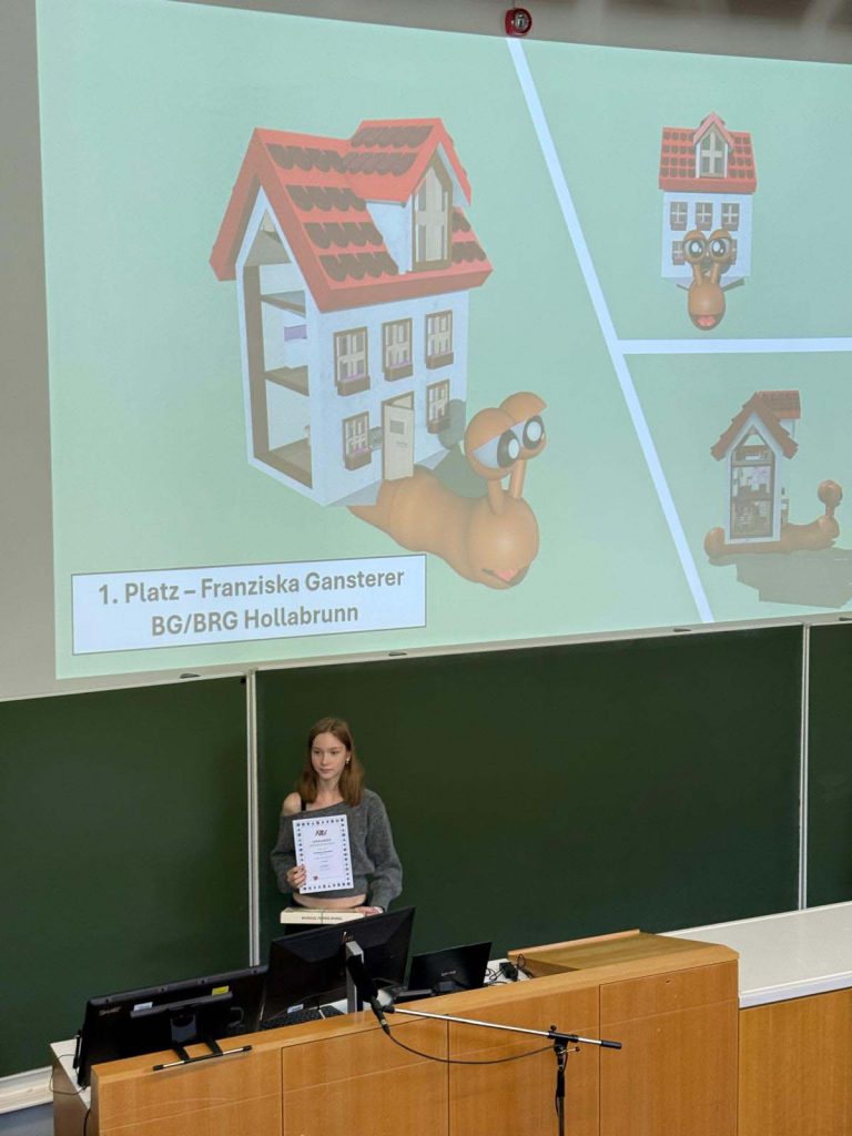 Österreichs Nummer 1 beim Modellierwettbewerb am BG/BRG Hollabrunn