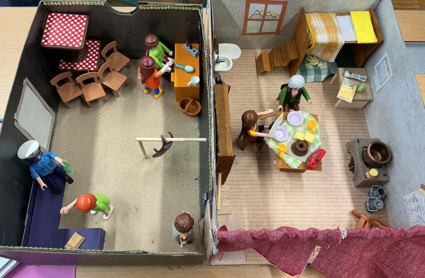 Bühnenbilder aus Schuhkartons