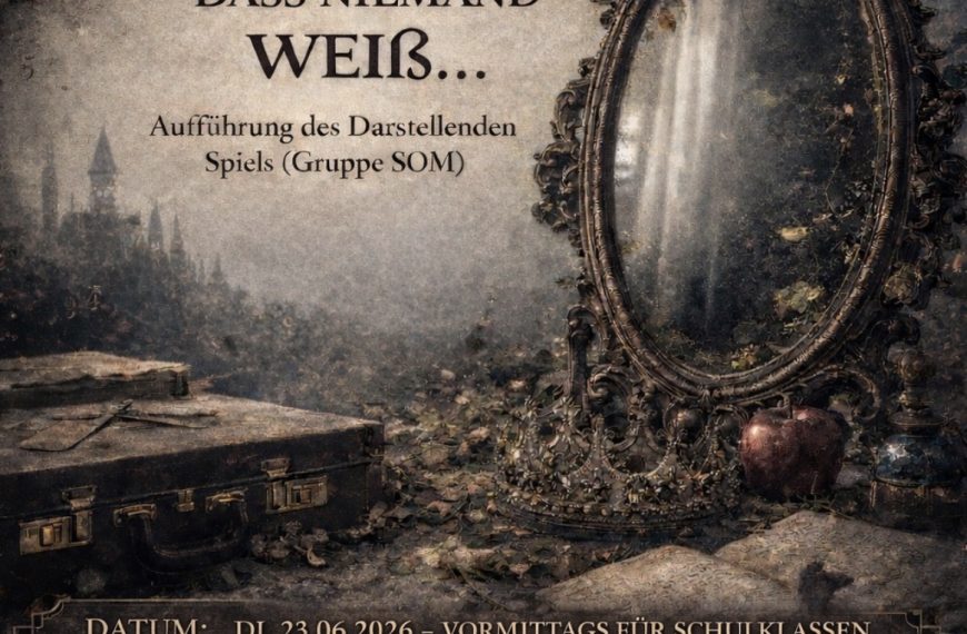 24.06.26 | 18:30 | Einladung Theaterabend „Ach wie gut, dass niemand weiß…“